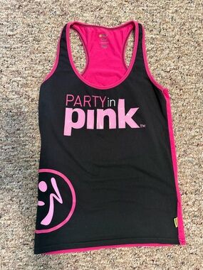 ZUMBA Party in Pink Tank Top